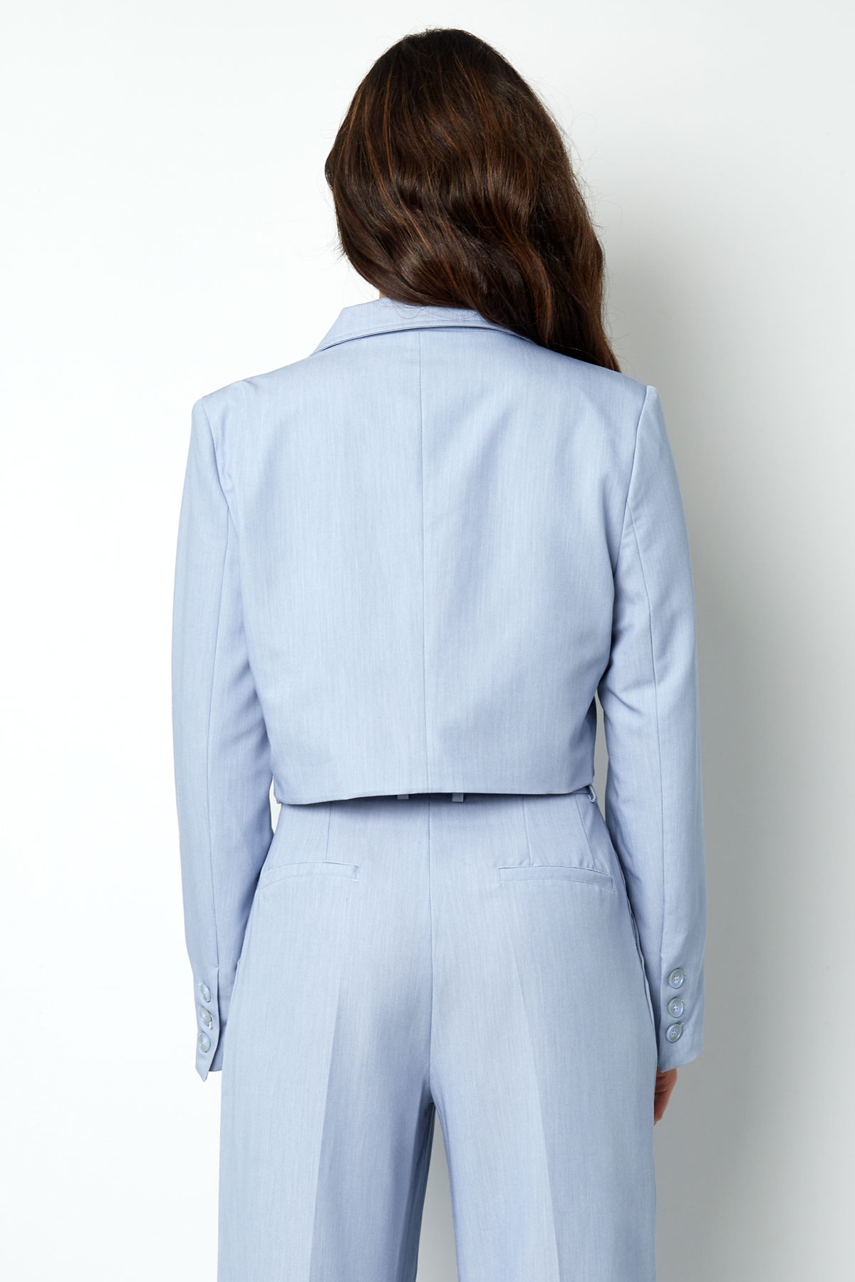 Cropped blazer - light blue  Picture10